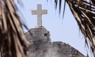 ataque igreja em gaza